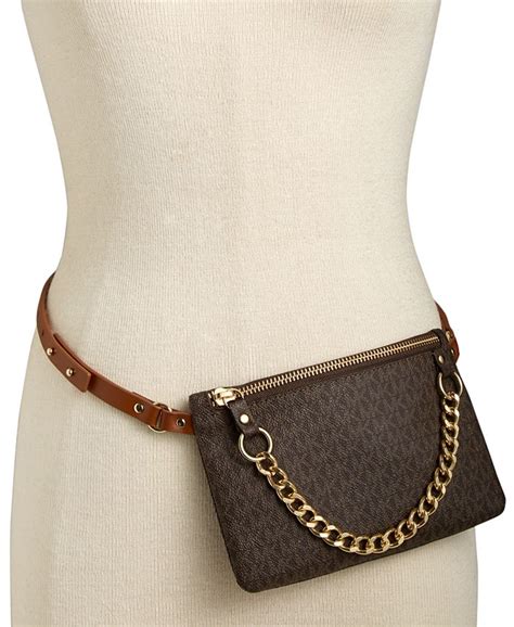 michael kors leather fannypack|Michael Kors fanny pack men.